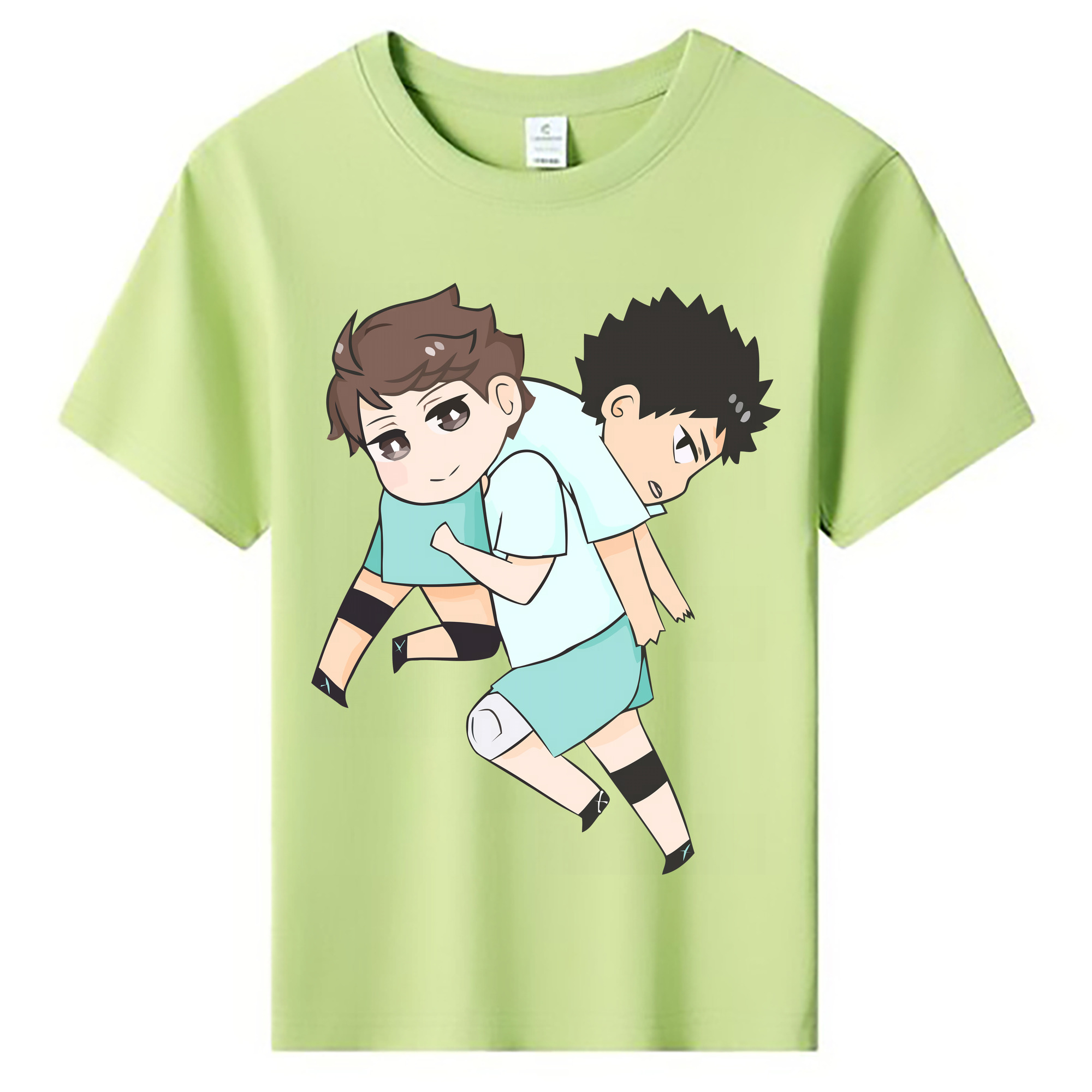 （画像用） ハイキュー!! Haikyu!! 綿100％キッズTシャツ（フロントプリント）